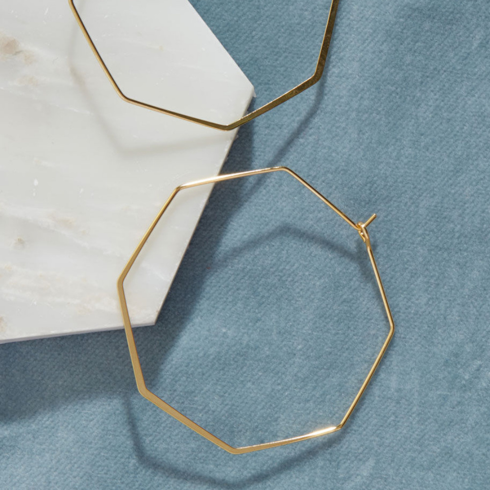 ModCloth Taking Shape Geometric Earrings - Picture 3 of 3